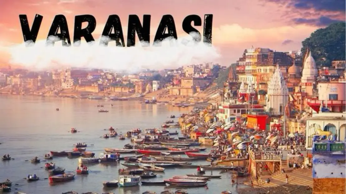 Beautiful view of Namo ghat is Varanasi, an ancient city where life and death are celebrated with equal excitement. It's a unique experience to visit this place in India.